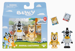 Bluey 2 figure Set - Animal Costumes
